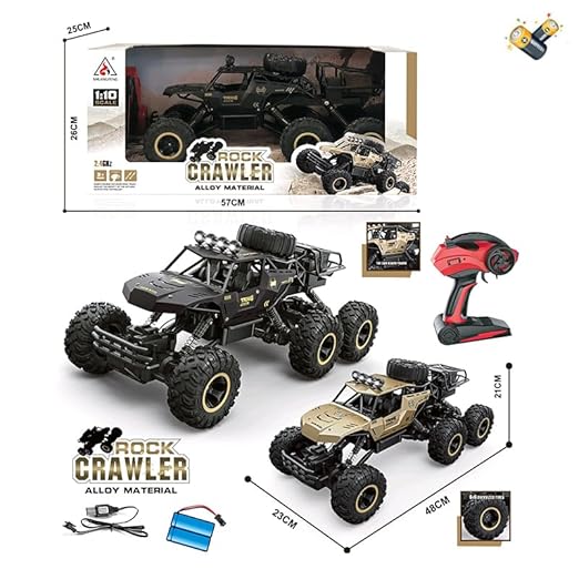 1:10 RC 2.4GHz Large Diecast Off-Road Rock Crawler - Image 4
