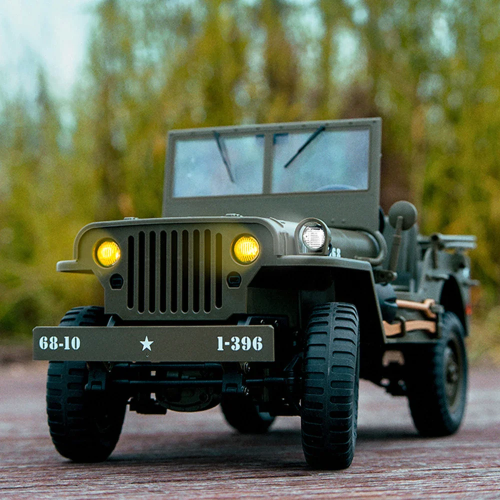1:10 RC 2.4GHz Military 4x4 Jeep - Image 3