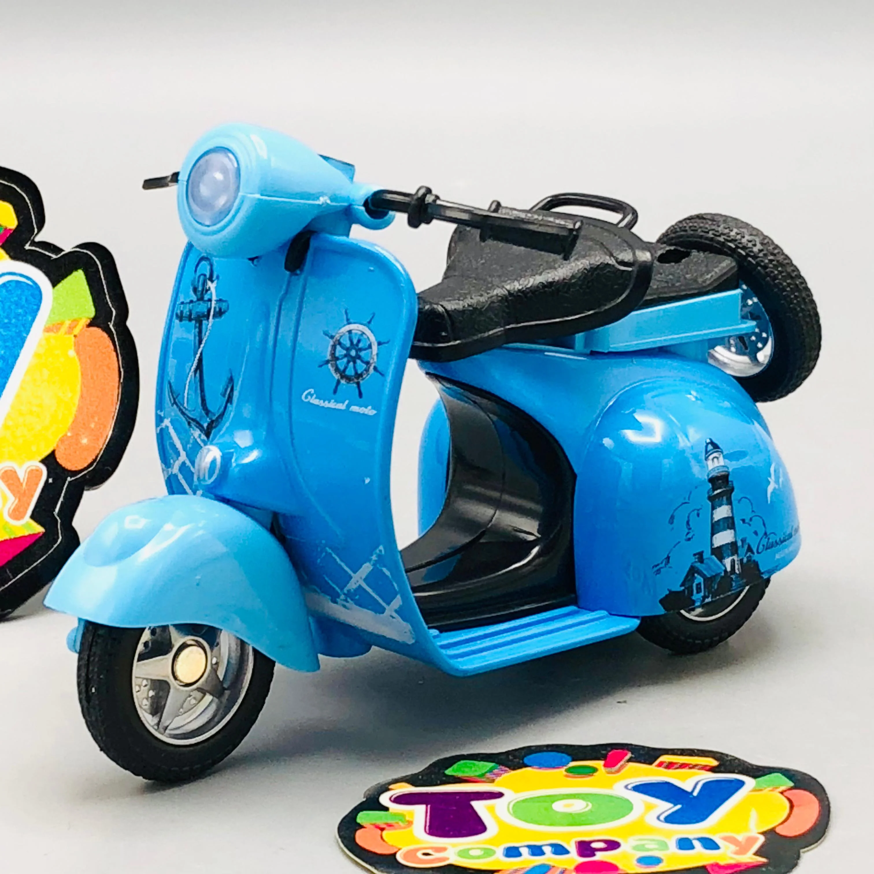 1:14 Diecast Pullback Vespa Model - 1Pc - Image 9