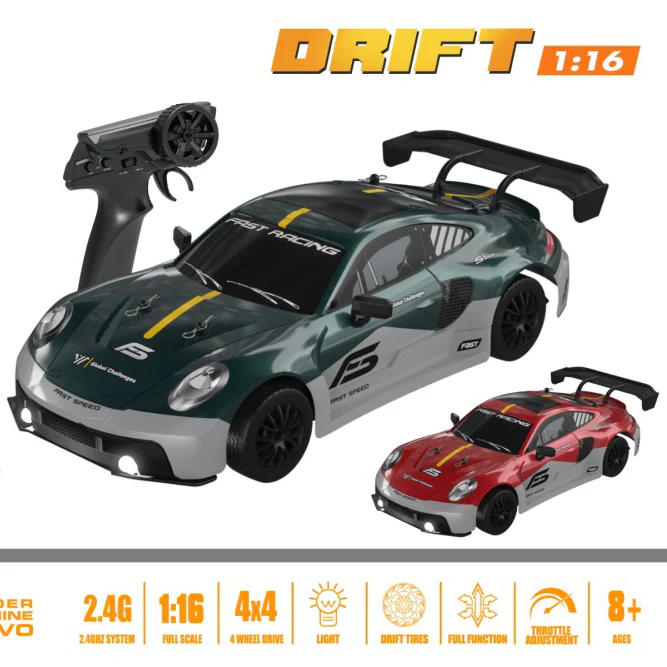 1:16 RC Porsche 4WD Drifting Car - Image 4