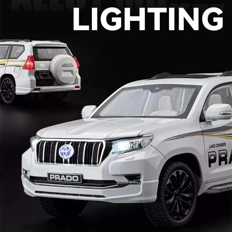 1:18 Diecast Land Cruiser Prado Model Car - Image 2