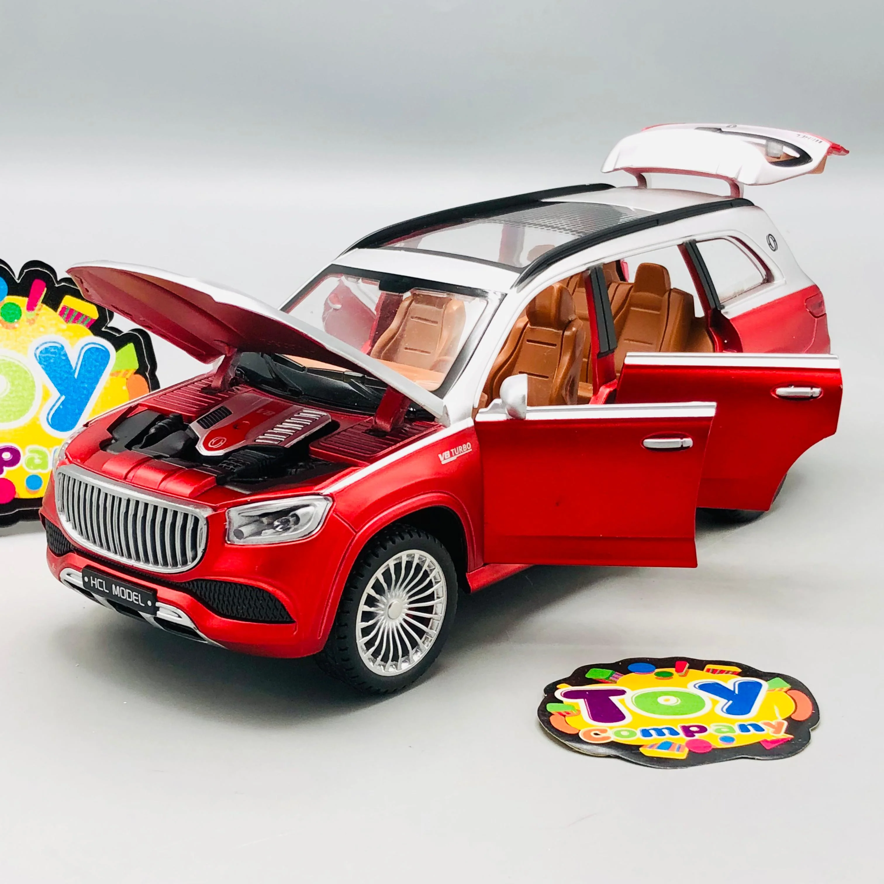 1:22 RC Diecast Mercedes Maybach GLS Model Car With Smoke - Image 7
