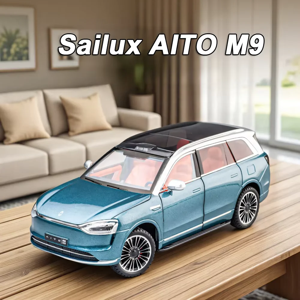 1:24 Diecast AITO M9 SUV Model Car - Image 2