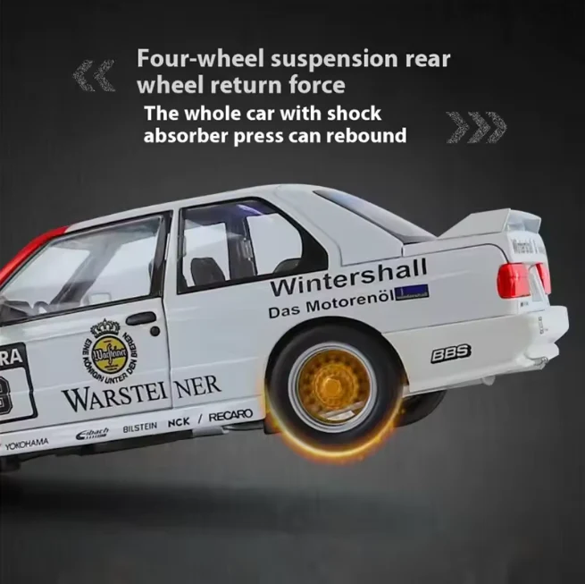 1:24 Diecast BMW M3 E30 Modified Model Car - Image 6