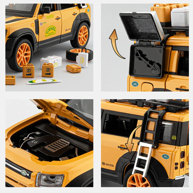 1:24 Diecast Land Rover Defender Modified Model - Image 13