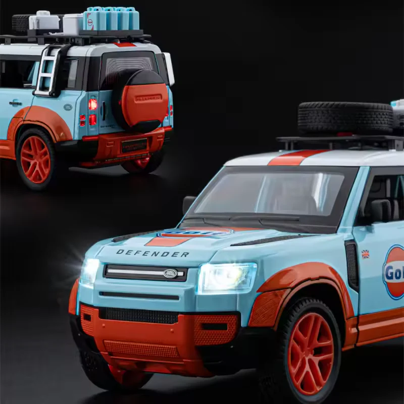 1:24 Diecast Land Rover Defender Modified Model - Image 7