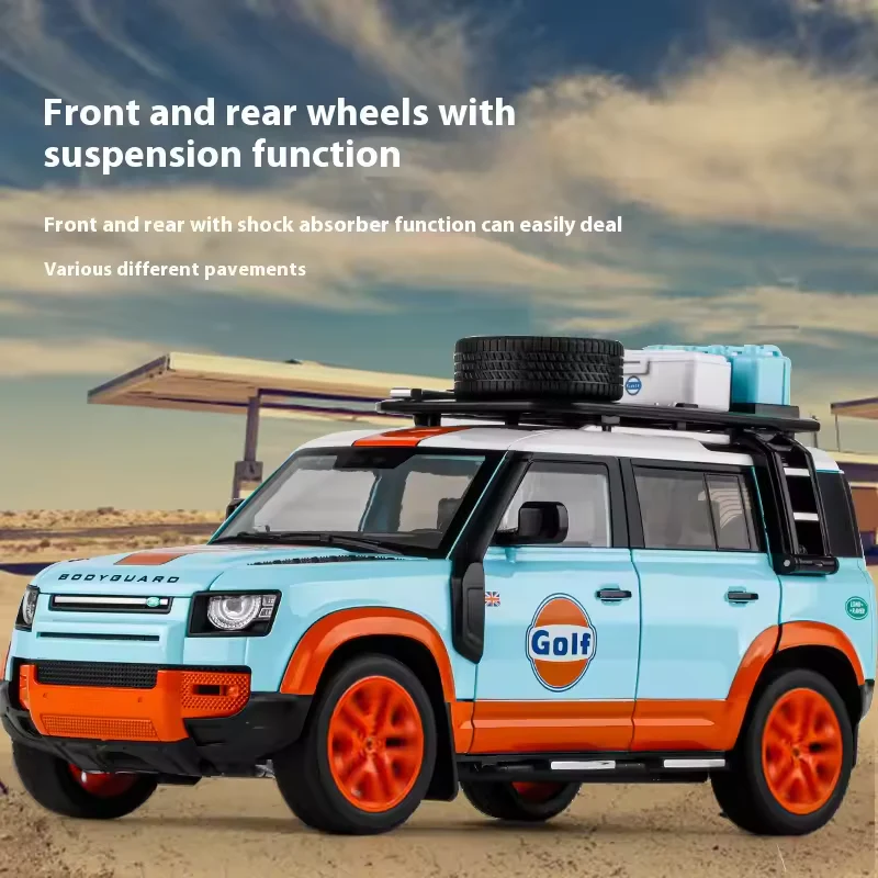 1:24 Diecast Land Rover Defender Modified Model - Image 9