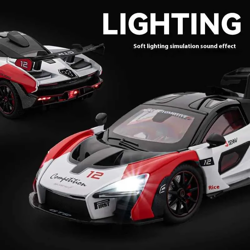1:24 Diecast McLaren Senna GTR Model Car - Image 2