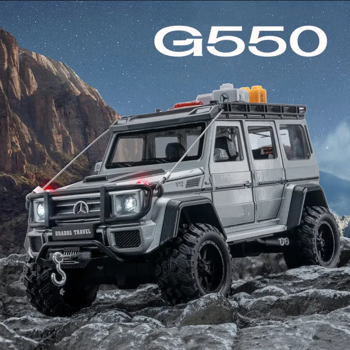 1:24 Diecast Mercedes Brabos Travel G550-4x4 - Image 6