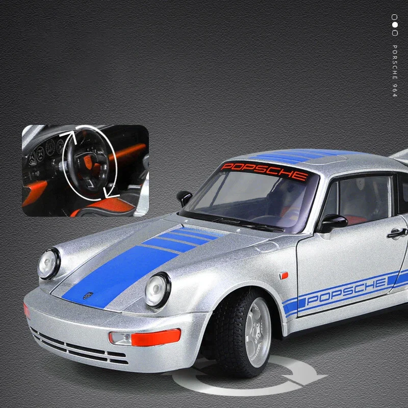 1:24 Diecast Porsche 964 Model Car - Image 2