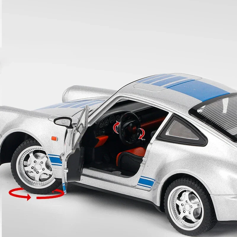 1:24 Diecast Porsche 964 Model Car - Image 6