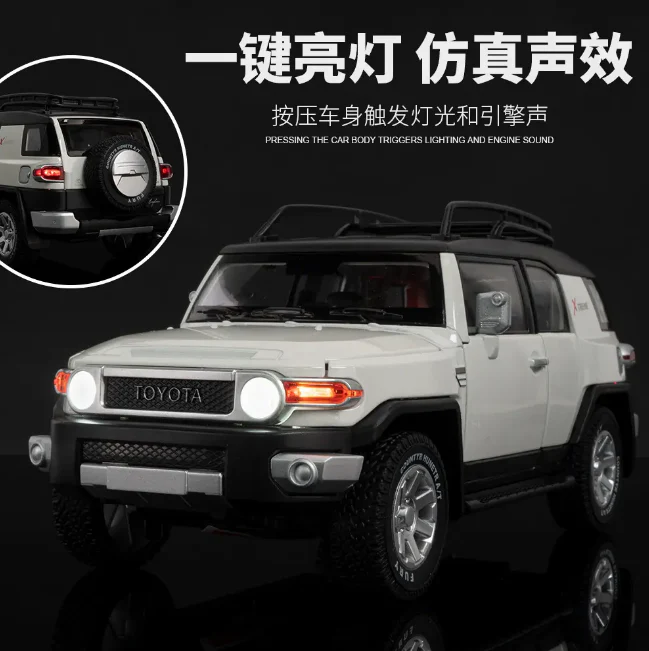 1:24 Diecast Toyota FJ Cruiser SUV Model - Image 7