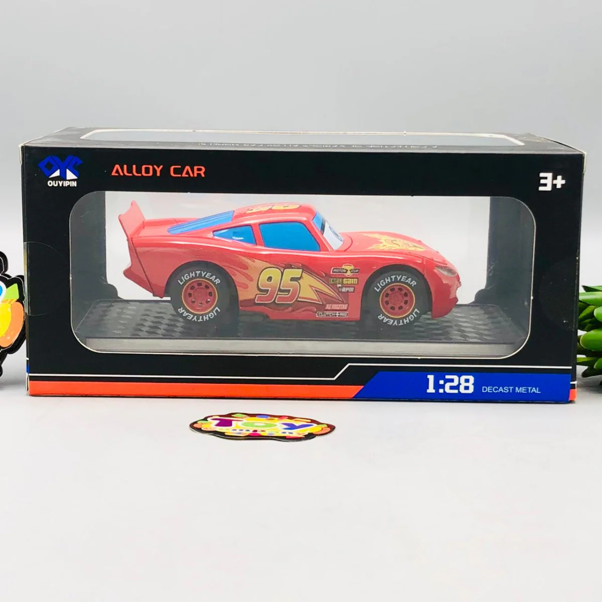 1:28 Diecast McQueen Model Car - Image 8