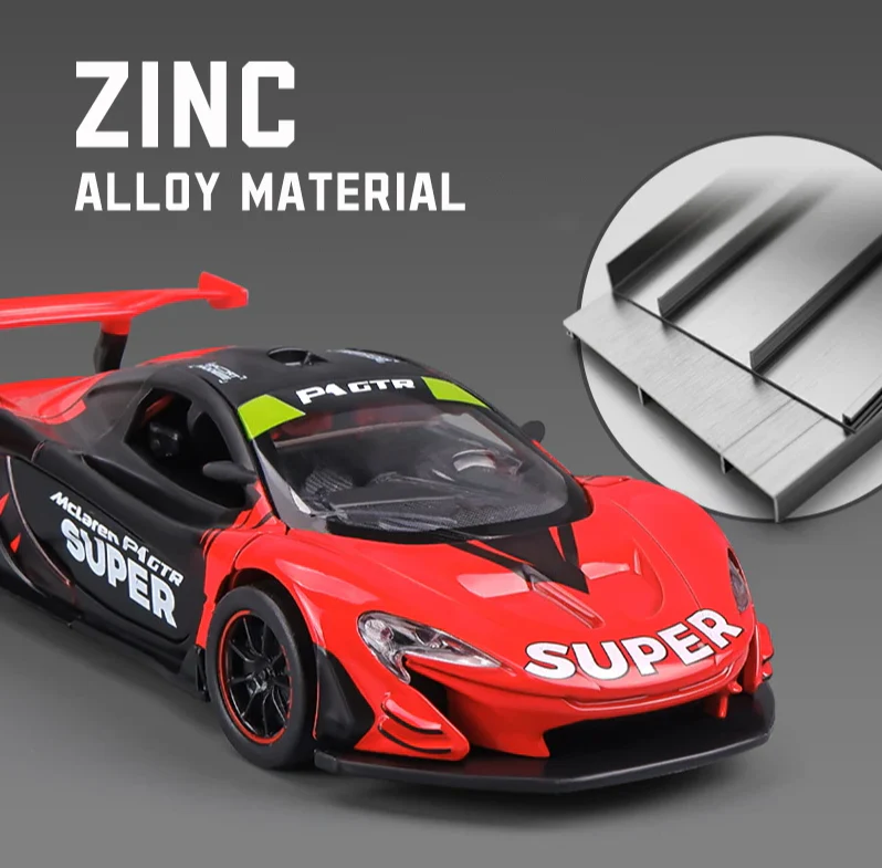 1:31 Diecast McLaren P1 GTR Official Licensed Model - Image 4
