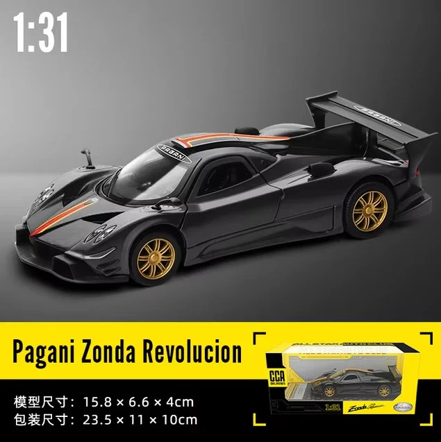 1:31 Diecast Pagani Zonda Revolucion 2013 Official Licensed Model - Image 10