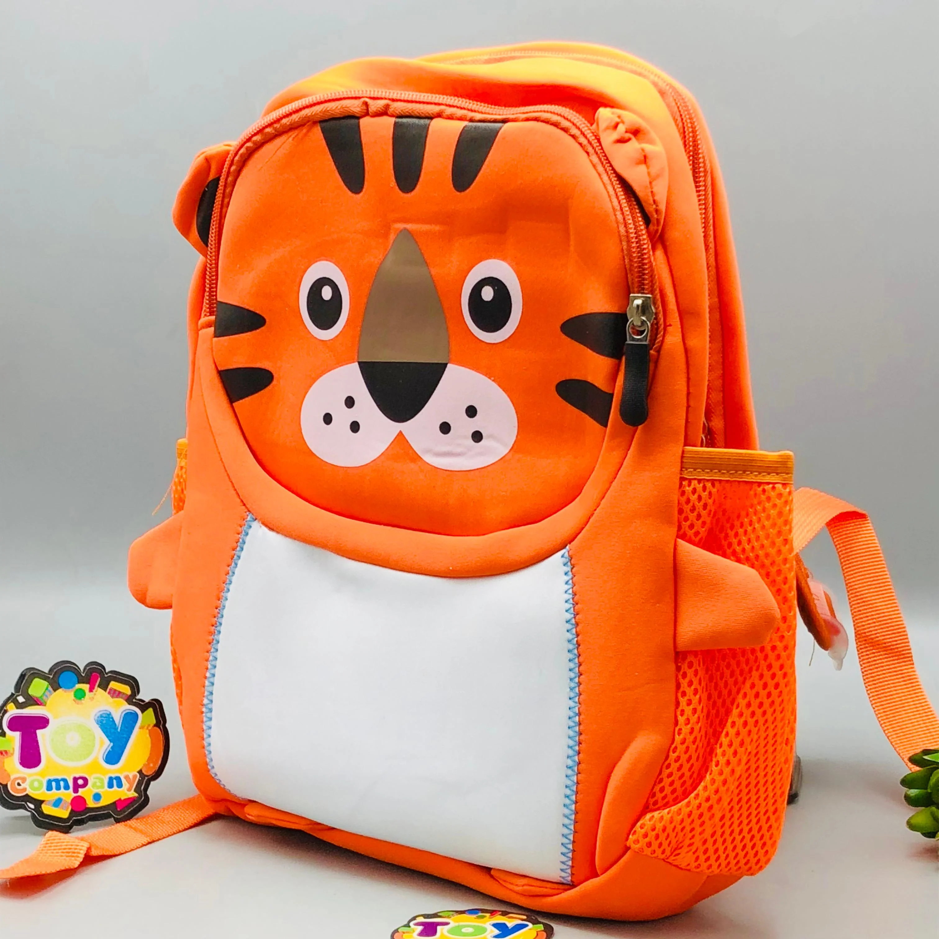 11* Inches Tiger Themed Kids School Bag - Image 2
