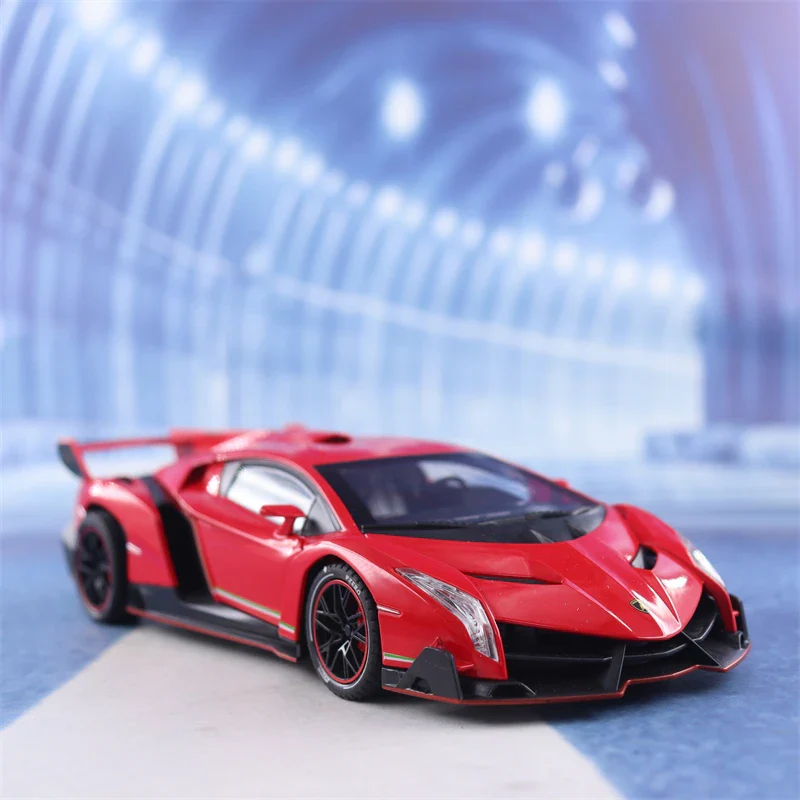 1:24 Diecast Lamborghini Veneno Model Car - Image 5