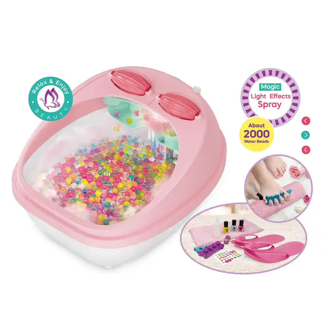 13Pcs Realistic Girls Magical Water Beads Soothing Foot Spa - Image 11