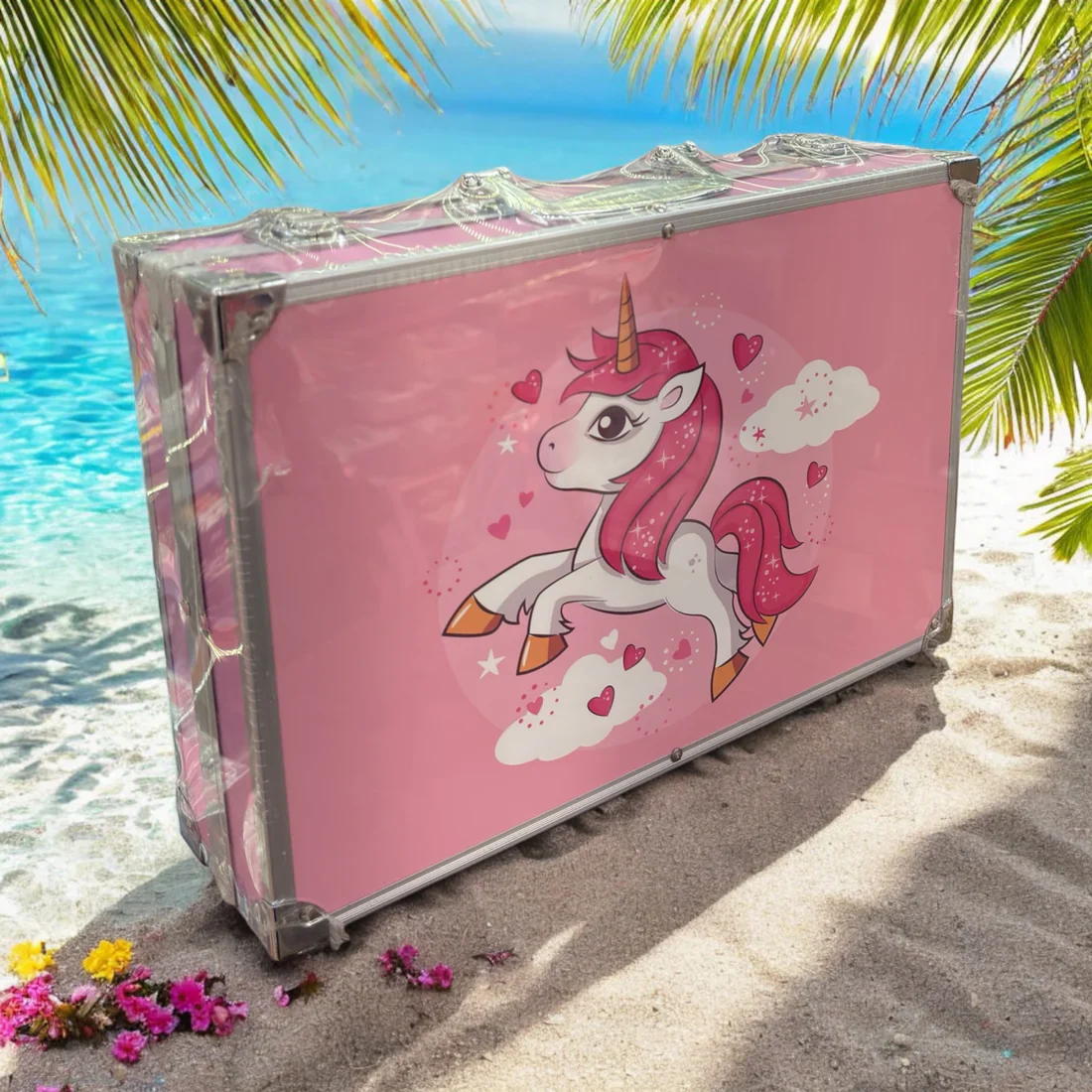 145Pcs Premium Unicorn Themed Kids Painting Kit Briefcase - Image 21