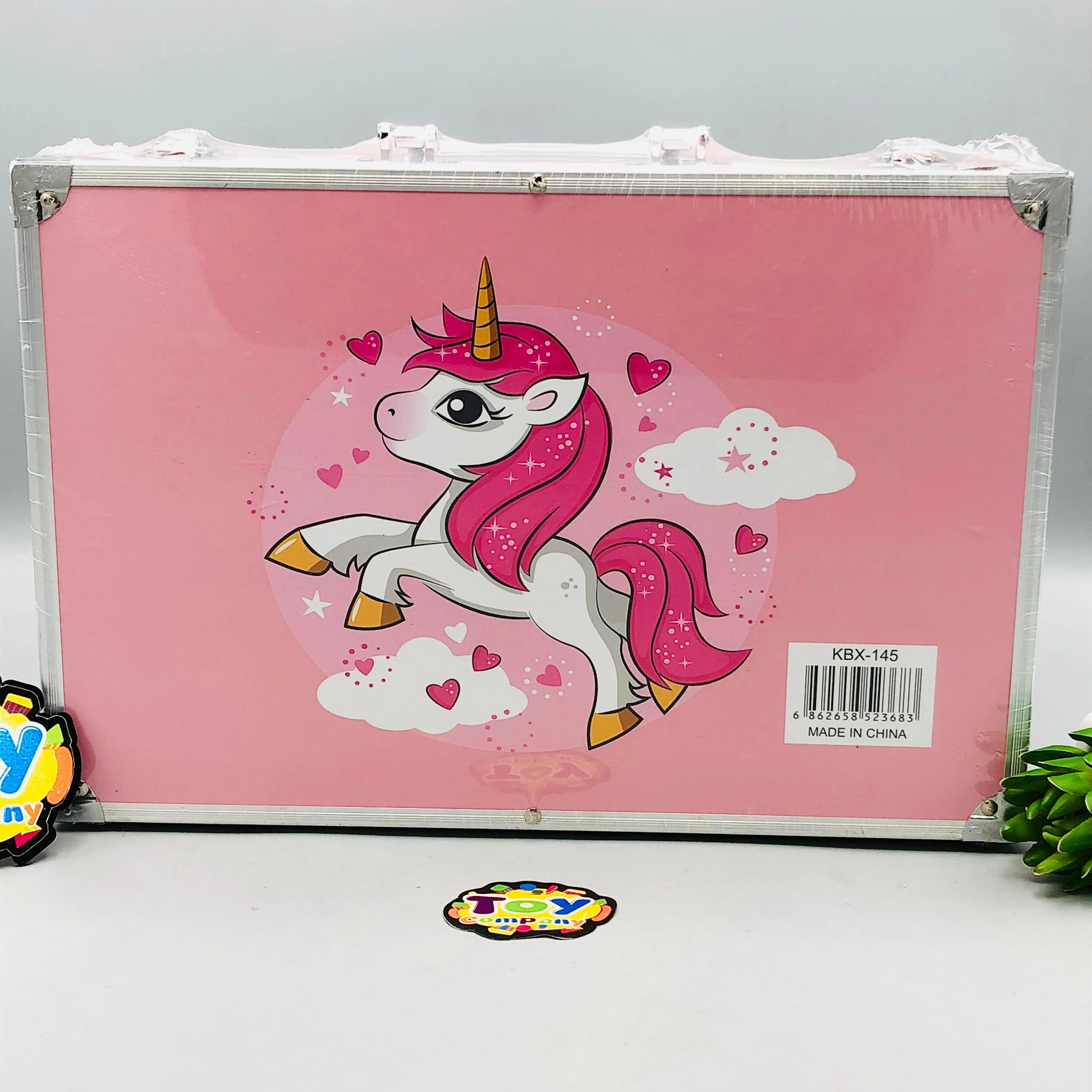 145Pcs Premium Unicorn Themed Kids Painting Kit Briefcase - Image 6