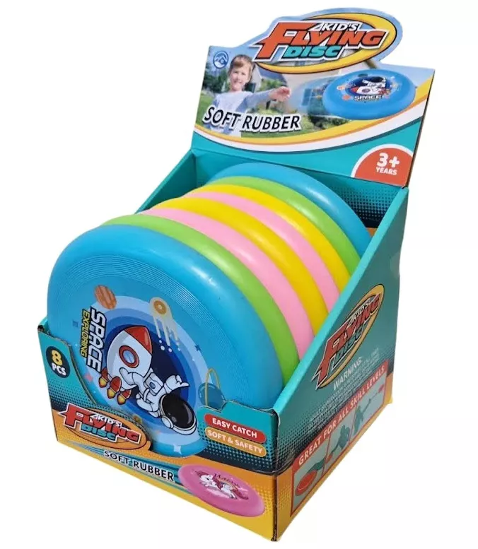 17cm Soft Rubber Flying Disc Frisbee - 1Pc - Image 4