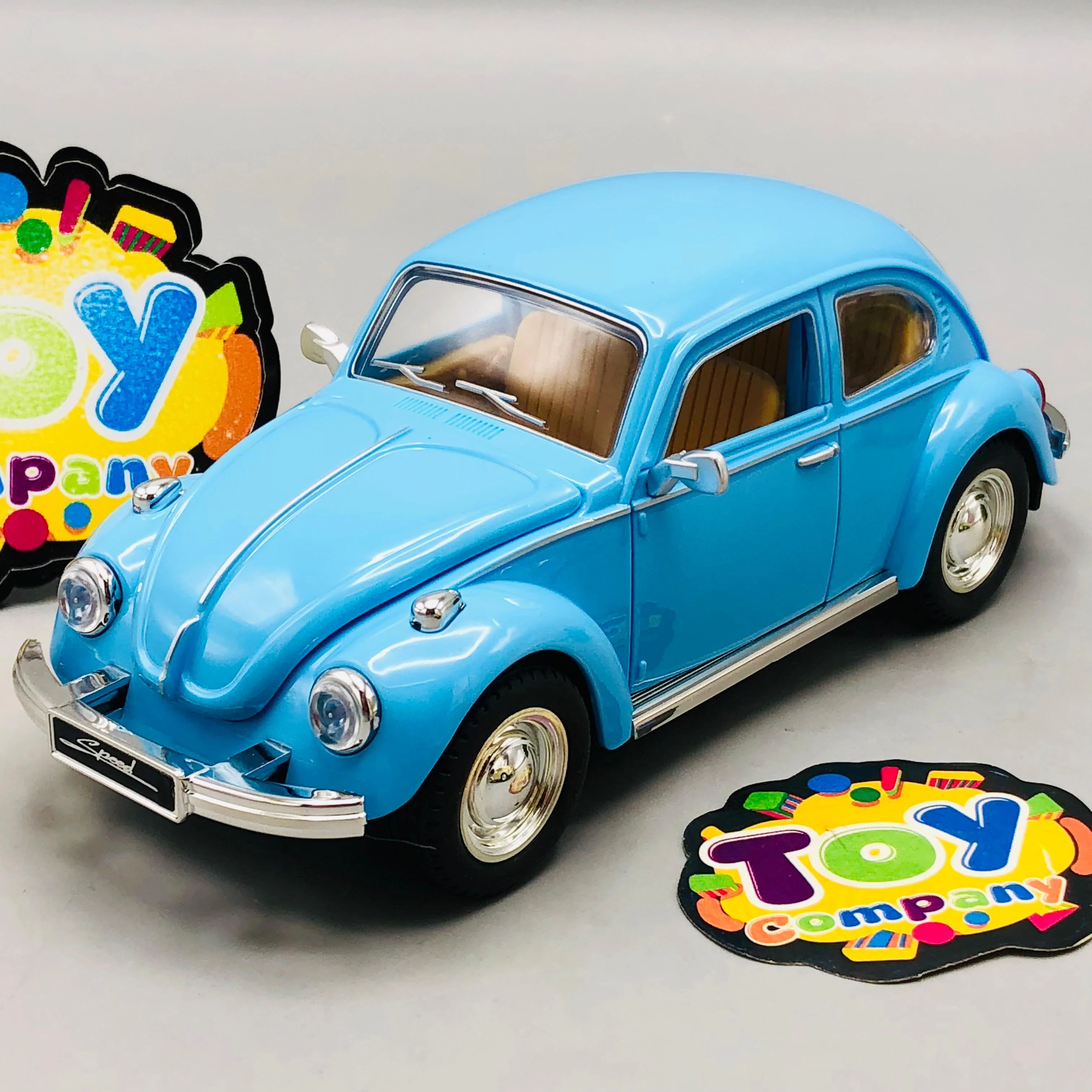 1Pc ABS Inertial Volkswagen Beetle Model - Image 4