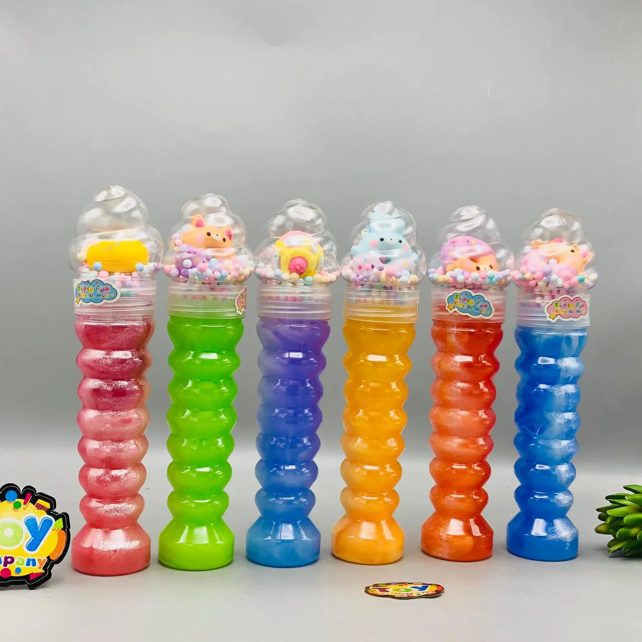 1Pc Squishy Snowflake Crystal Slime Mud Bottle - Image 6