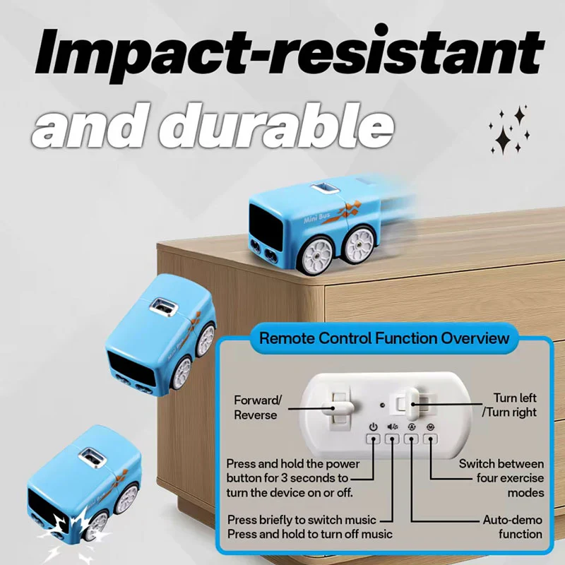 2.4GHz Electric 5in1 Remote & Induction Controlled Mini Bus - Image 5