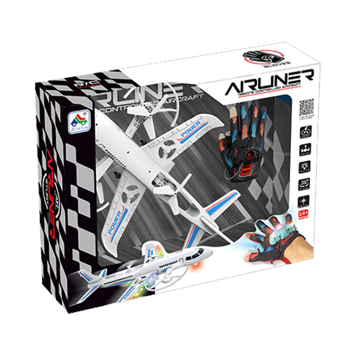 2.4GHz Kinetic Sensing Glove Control Flying Airplane - Image 10