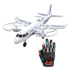 2.4GHz Kinetic Sensing Glove Control Flying Airplane - Image 11