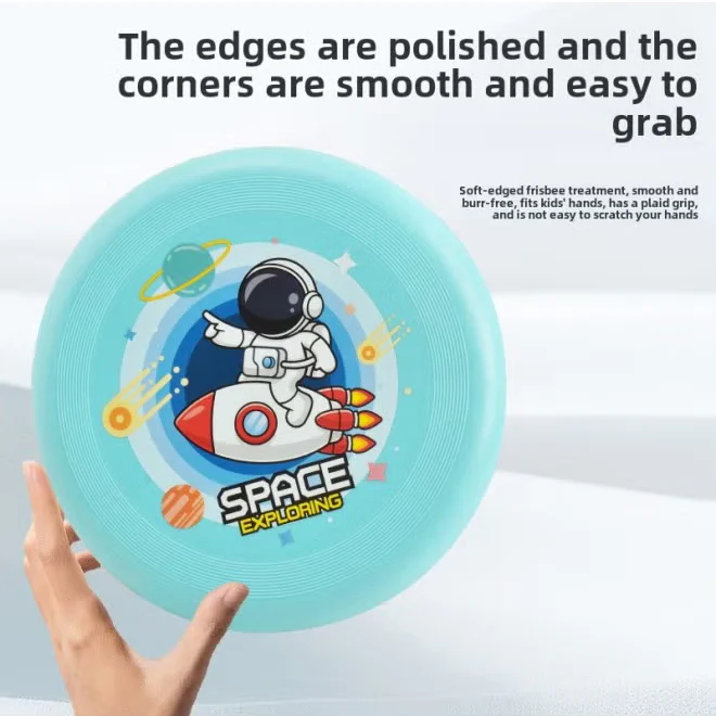 20cm Soft Rubber Flying Disc Frisbee - 1Pc - Image 3