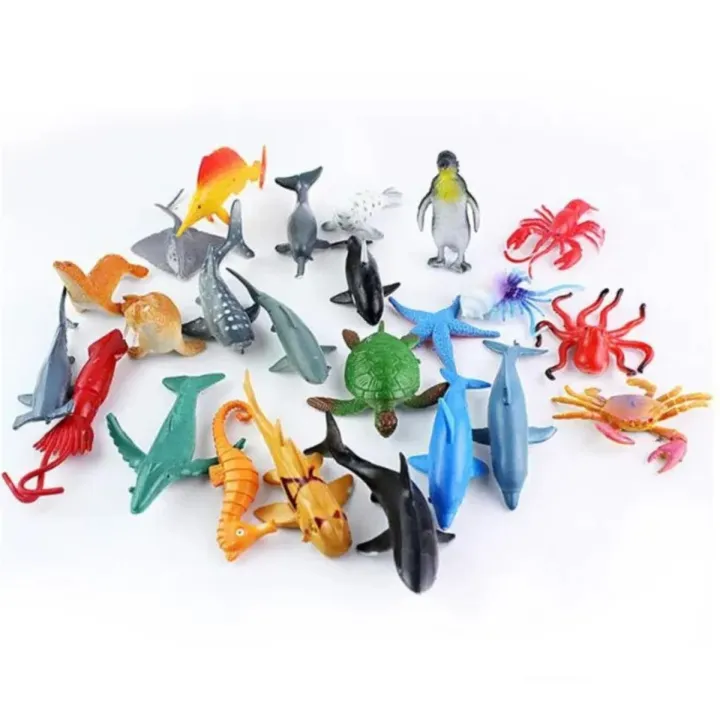 25Pcs Kids Wild Sea Animal World Toy With Storage Box - Image 4