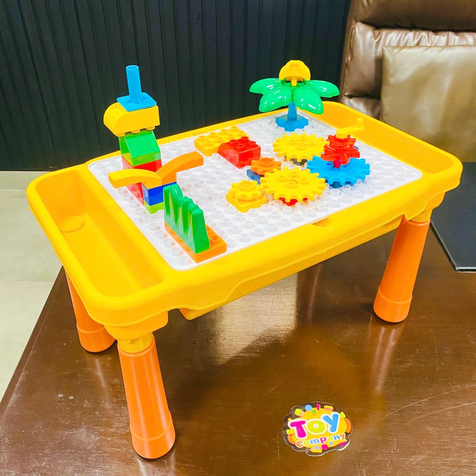 30Pcs DIY Multi-functional Building Blocks Table With Stool - Image 2