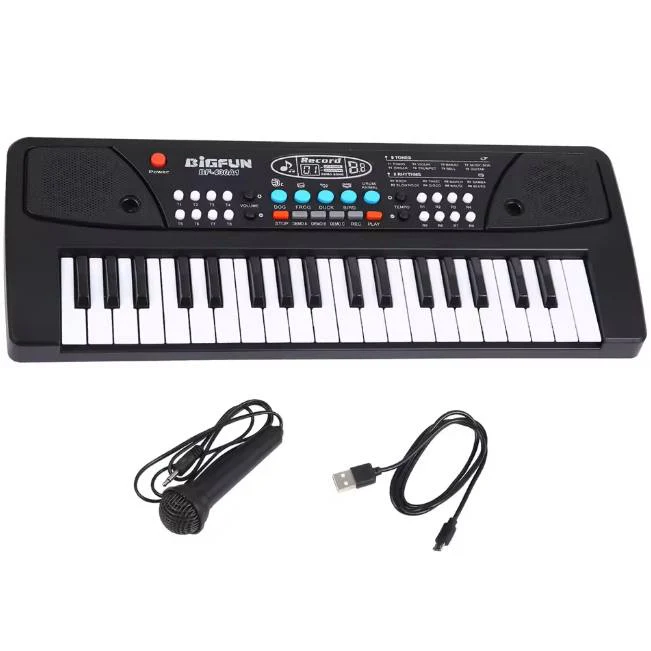 37 Keys BigFun Electronic Keyboard With Microphone - Image 3