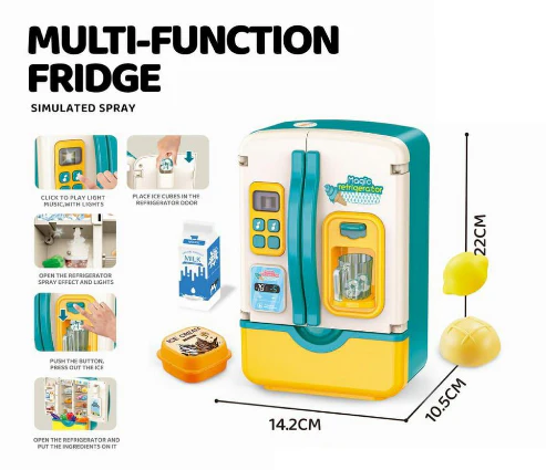 39Pcs Multi-functional Pretend Fridge With Spray - Image 11