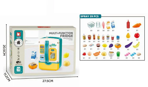39Pcs Multi-functional Pretend Fridge With Spray - Image 3