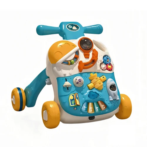 3in1 Baby Musical Walker & Activity Table - Blue - Image 14