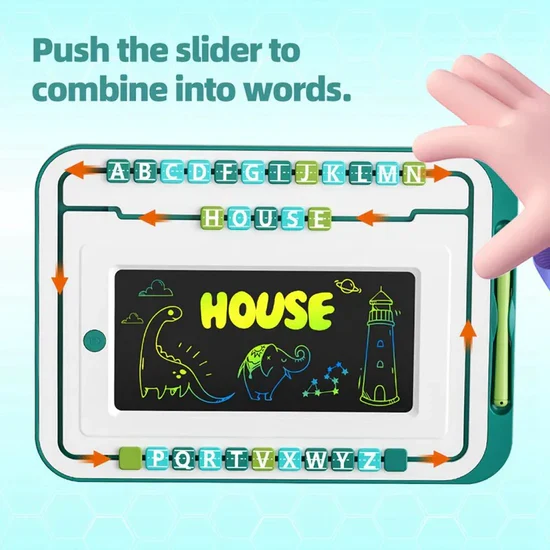 3in1 Kids LCD Writing Tablet & Puzzle Game - Image 4