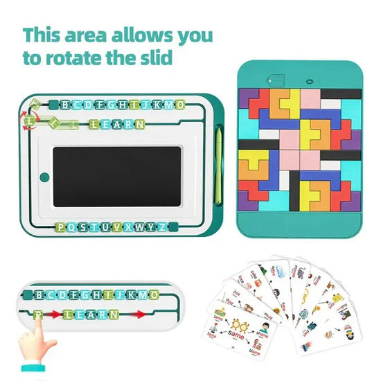 3in1 Kids LCD Writing Tablet & Puzzle Game - Image 5