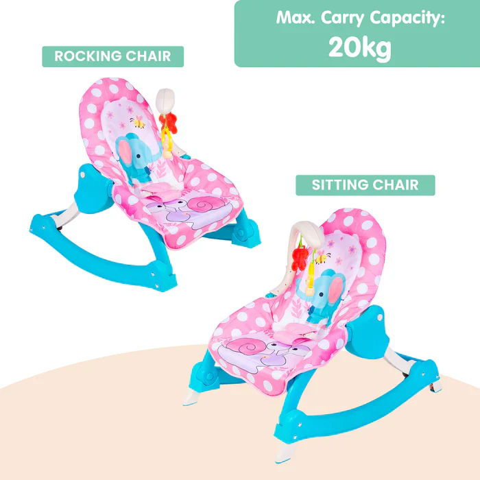 3in1 Musical Baby Rocking Chair - Without Box - Image 5