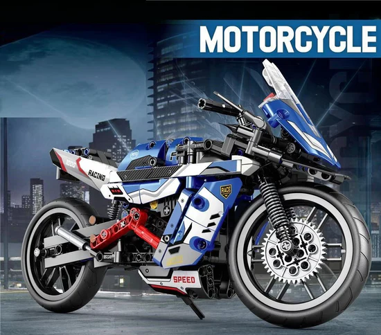 426Pcs DIY Racing Bike Lego Bricks Set - Image 6
