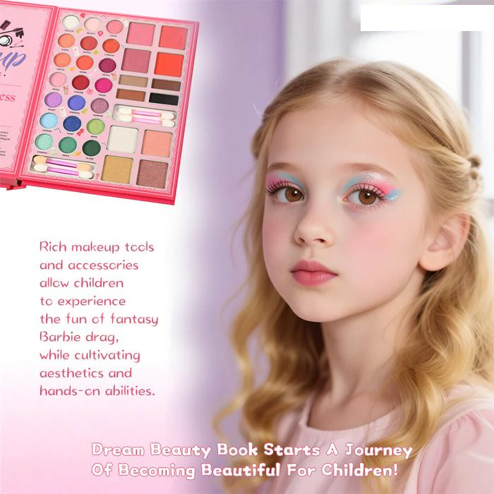 48Pcs Realistic Princess Book Shape Makeup Kit - Image 7