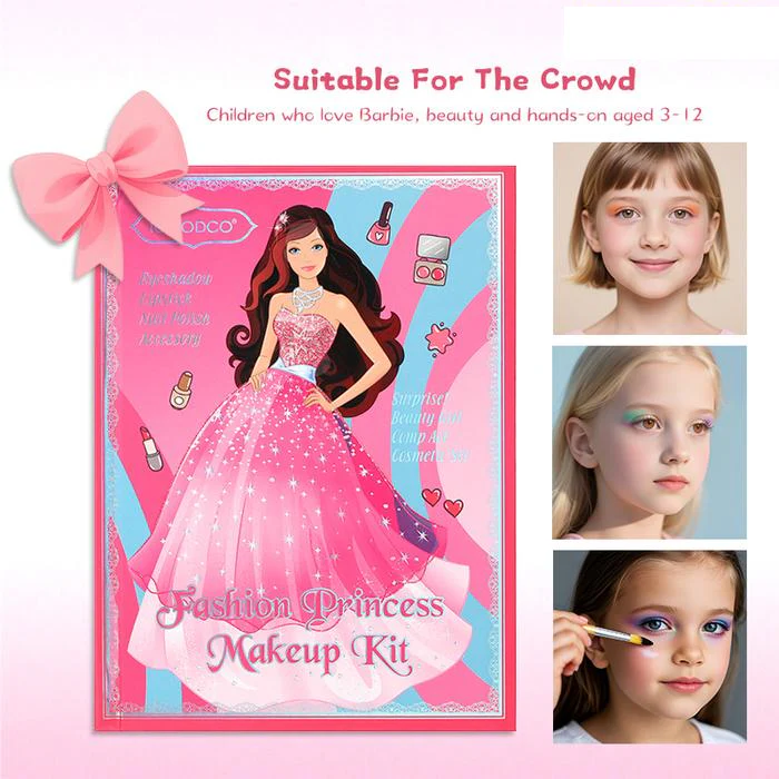 48Pcs Realistic Princess Book Shape Makeup Kit - Image 8