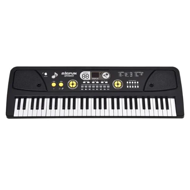61 Keys BigFun Electronic Keyboard Piano With Mic - Image 14