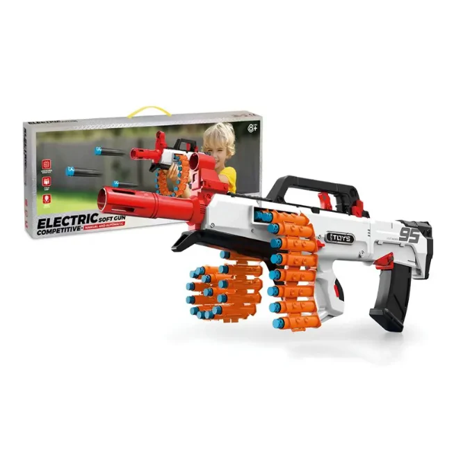 66cm Electric & Manual Rechargeable Soft Bullet Gun - Image 2