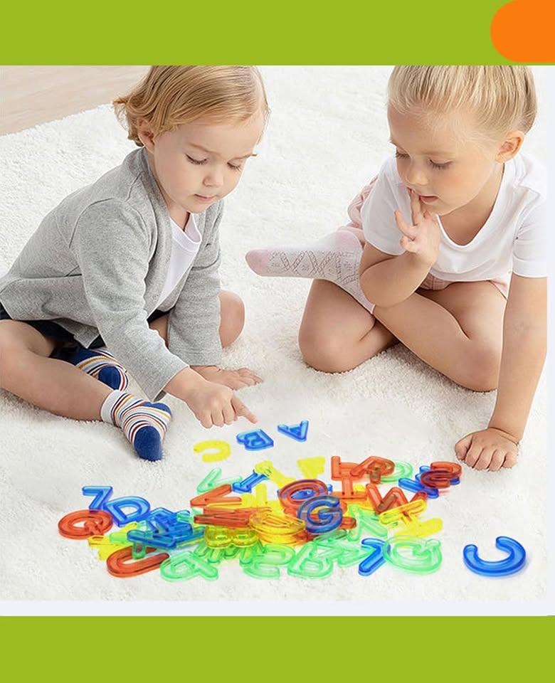 66Pcs Transparent Number & Letters Set With Storage Box - Image 7