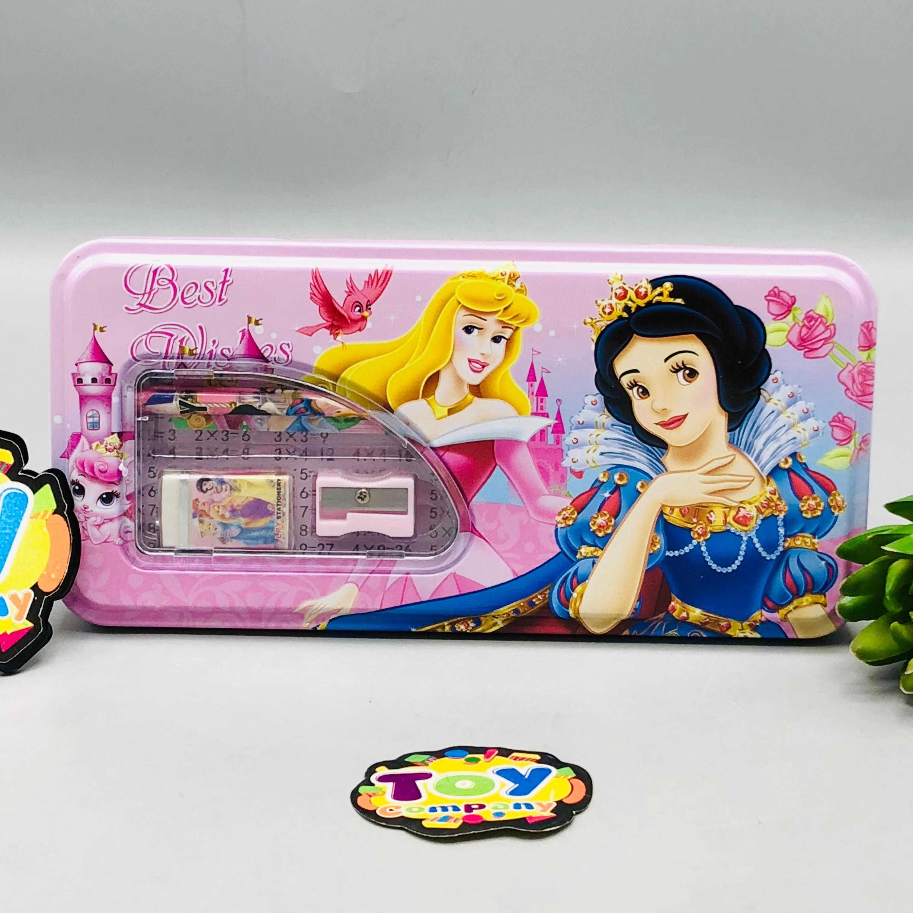 6Pcs Girls Themed Tin Geometry Box - Assortment - Image 6