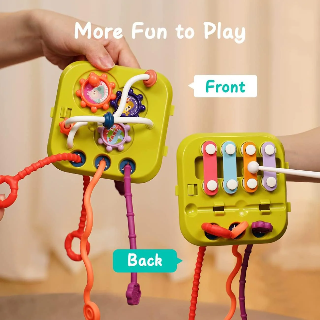 7in1 Montessori Shape Sorting Cube Toy - Image 18