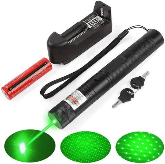 8in1 Rechargeable 303 Type Green Laser Pointer - Image 5