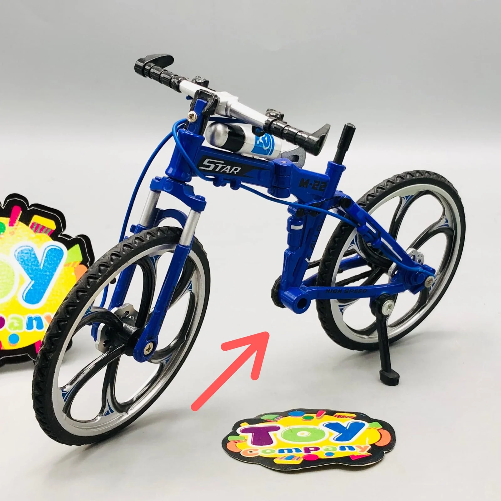Alloy Bicycle Toy - Damaged - Image 3